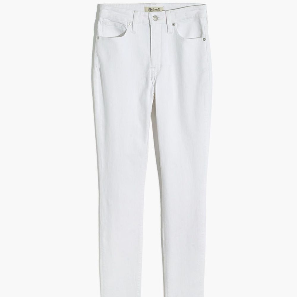 Madewell Curvy High-Rise Skinny Jeans in Pure White*